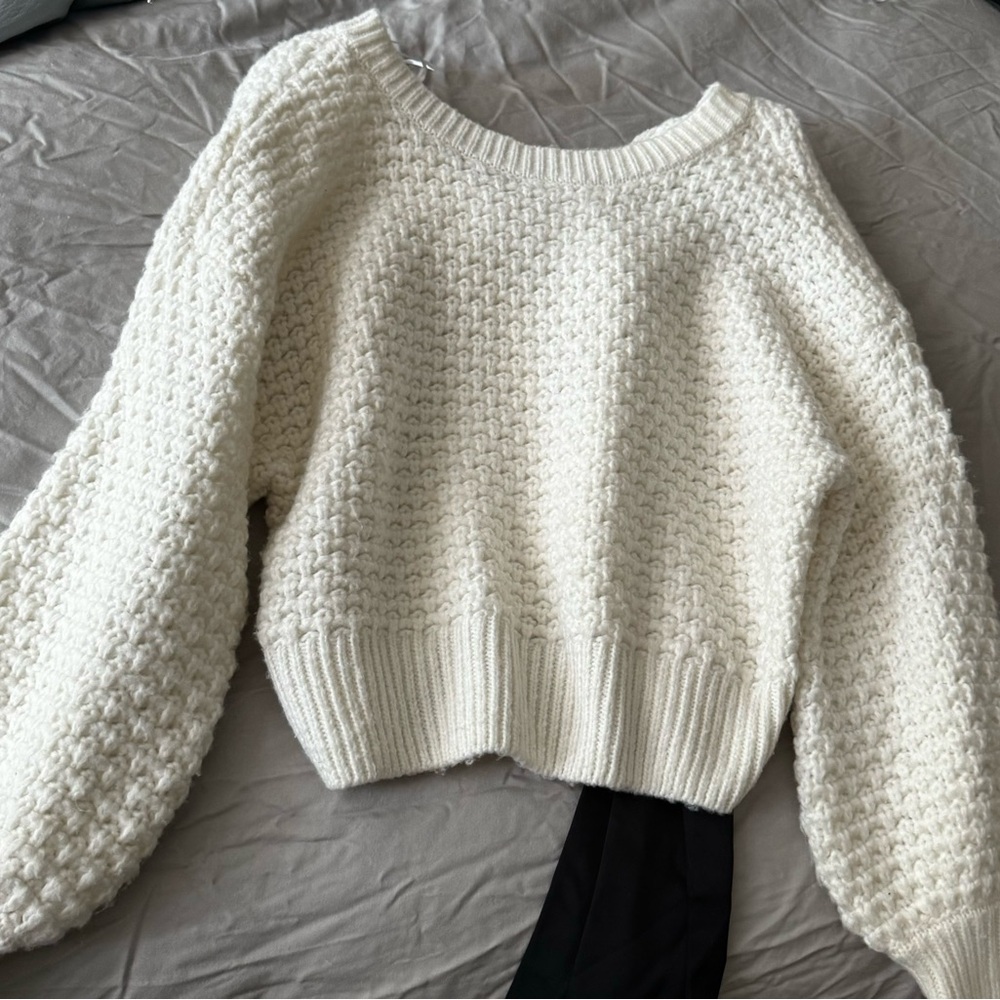 Altar’d State Bow Detail Sweater - Picture 2 of 5